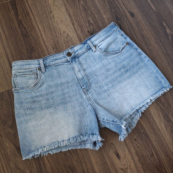 💙 Kut from the Kloth Kat High Rise Shorts Size 14 Denim Jeans Country Casual - Picture 6 of 8